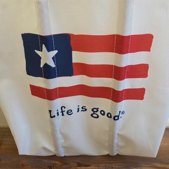 Americana Sea Bags Tote Made in Maine USA- Life is Good - Picture 6 of 14